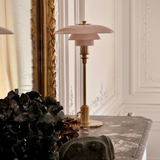 Louis Poulsen PH 2/1 Pale Rose Brass Table Lamp - POU-5744908984