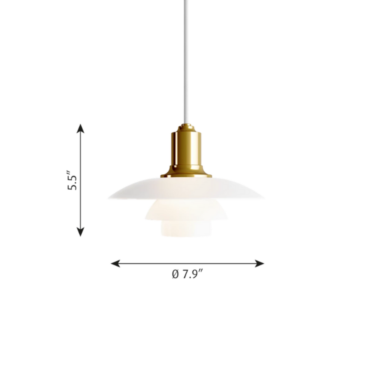 Louis Poulsen PH 2/1 Pendant - POU-5741925588