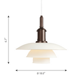 Louis Poulsen PH 3½-3 Metal Pendant - POU-5741928637