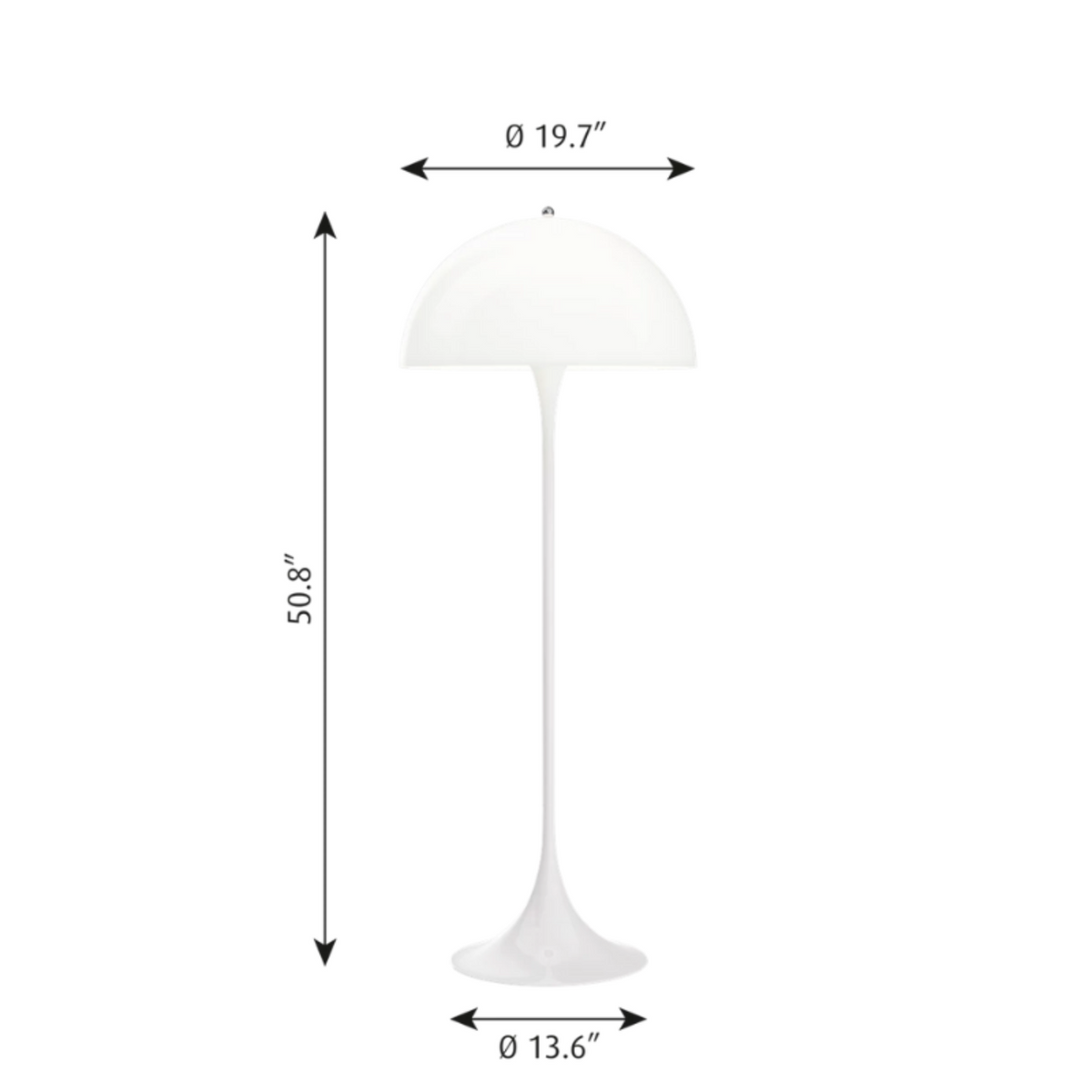 Louis Poulsen Panthella Floor - POU-10000155551