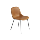 Muuto Leather Fiber Side Chair - MUU-23215-BLCK_COGN