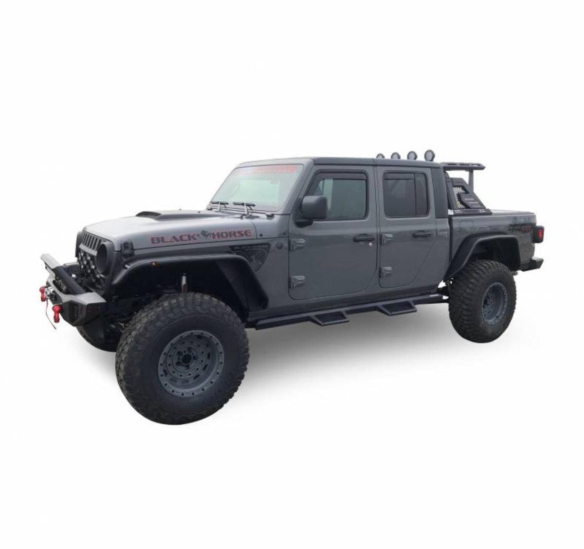 Black Horse Armour Ii Roll Bar W/Basket Kit - BLK209BA3PLFB