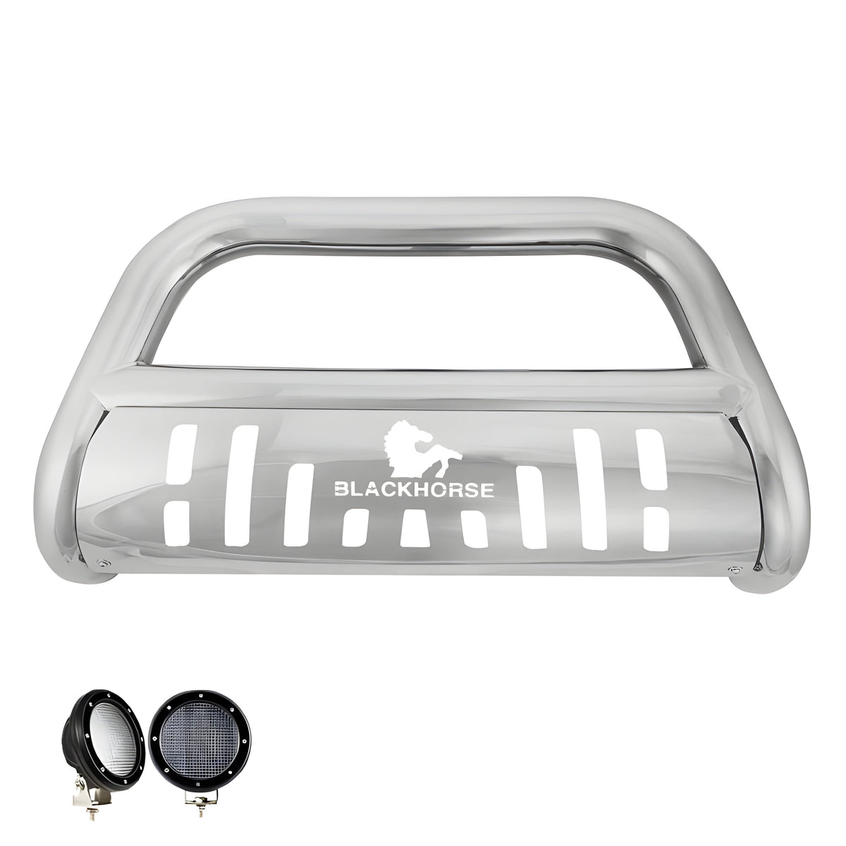 Black Horse BBJPRE-SP-PLFB Bull Bar Kit - BLKBBJPRESPFB