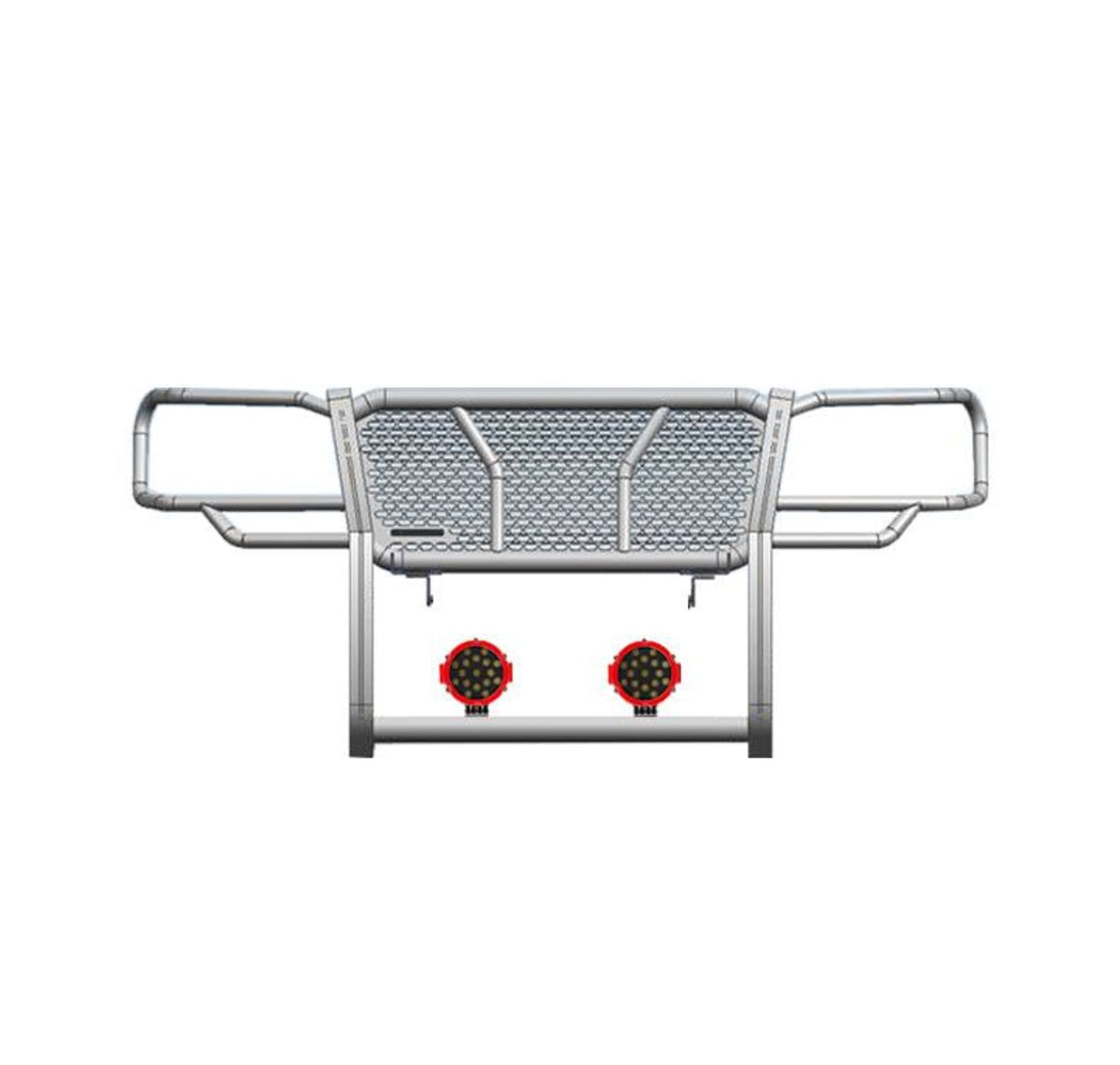 Black Horse RU-TOTA05-B-PLR Black Horse Rugged Heavy Duty Grille Guard Kit - BLKRUTOTA05BP