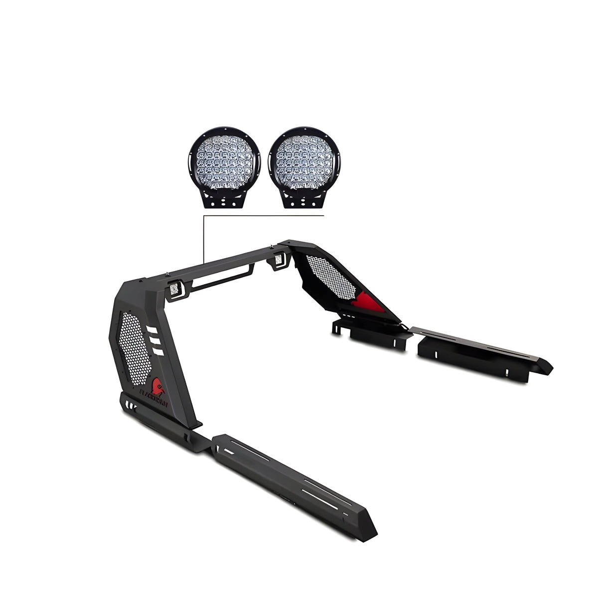 Black Horse VIRB09B-PL69B Black Horse Vigor Roll Bar Kit -  BLKRB09BPL69B