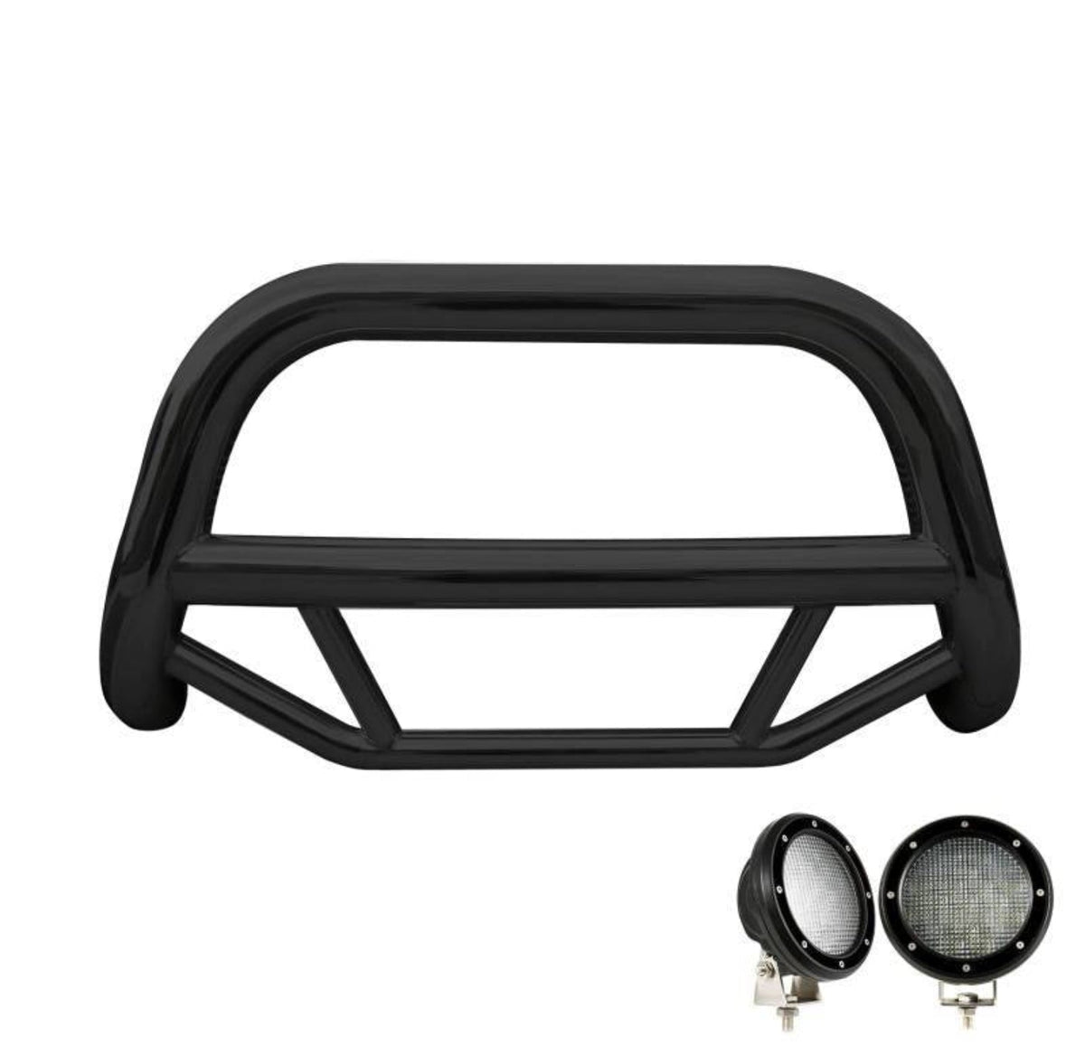 Black Horse Max Bull Bar Kit - BLKBJEB9206PB