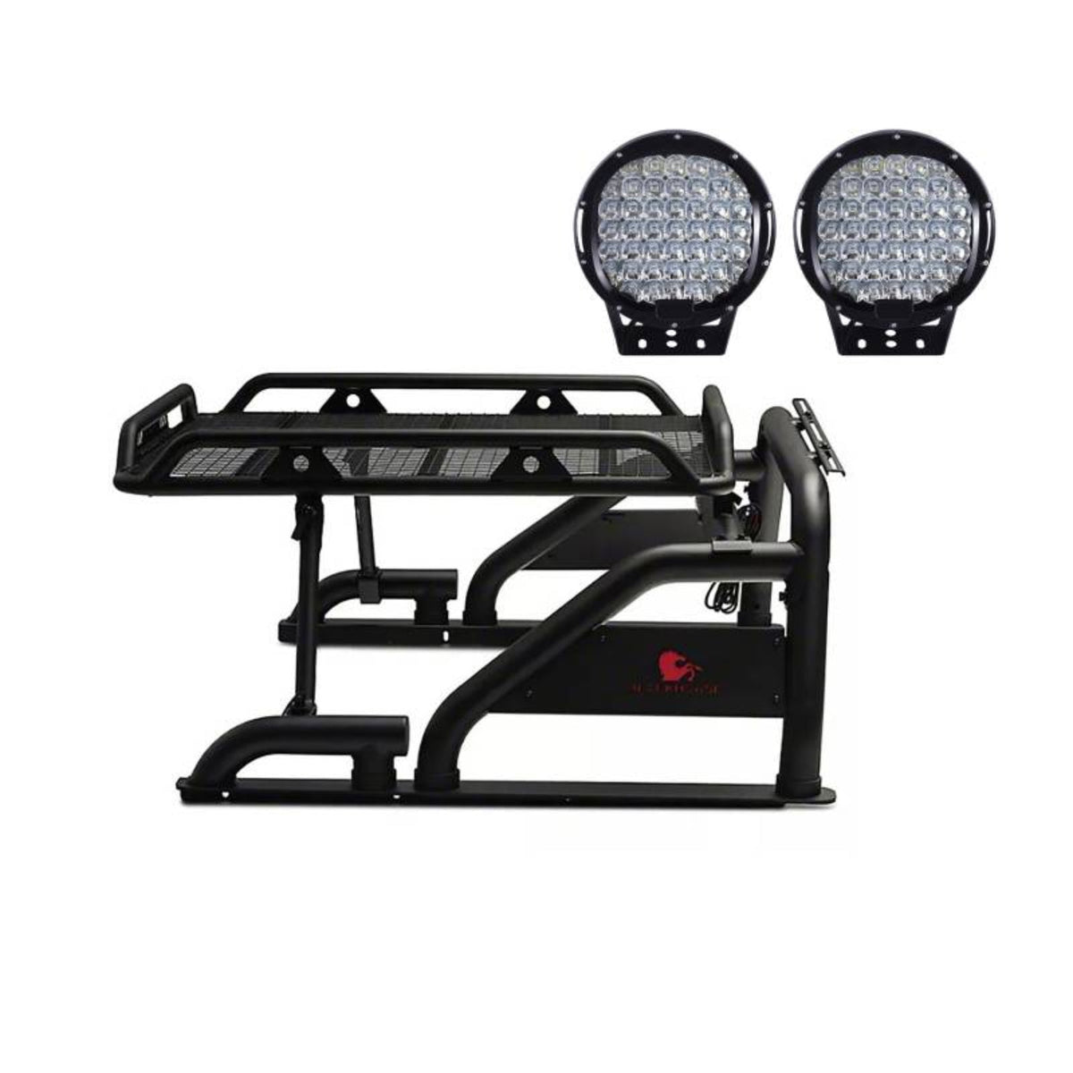 Black Horse Warrior Roll Bar Kit - BLKWRB001BKPL