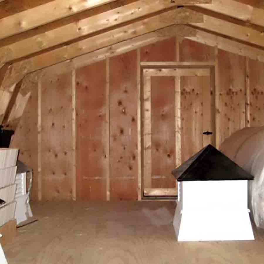 Little Cottage Company Value Gambrel Barn 6' Sidewall Kit - VGB-6-WPC