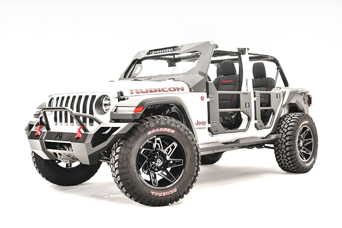 Fab Fours JL1033-1 Jeep Wrangler JL 2018-2024 Half Rear Tube Door