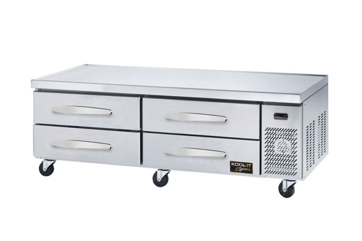 Kool-It KCB-74-4M | 74" Wide 4 Drawer Chef Base Refrigerator - KCB-74-4M