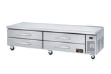 Kool-It KCB-96-4M | 96" Wide 4 Drawer Chef Base Refrigerator - KCB-96-4M