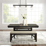 Crosley Hayden 84 Inch 3pc Dining Set - KF13024SL