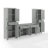 Crosley Tara 3pc Sideboard And Pantry Set - KF33012