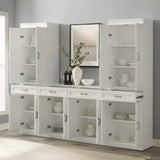Crosley Stanton 3pc Sideboard And Pantry Set White - KF33035WH