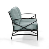 Crosley Kaplan 54 Inch Outdoor Metal Loveseat - KO60008