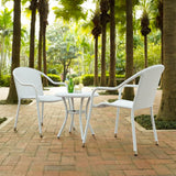 Crosley Palm Harbor 90 Inch 3pc Outdoor Wicker Chair Set - KO70060