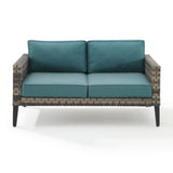 Crosley Prescott Outdoor Wicker Loveseat - KO70251BR