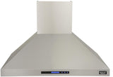 Kucht Appliance Package - 48 inch Natural Gas Range in Stainless Steel, Wall Range Hood, Refrigerator - AP-KFX480-4