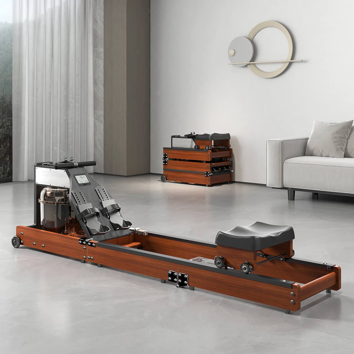 KingSmith WR1 Foldable Water Rowing Machine - Backyard Provider