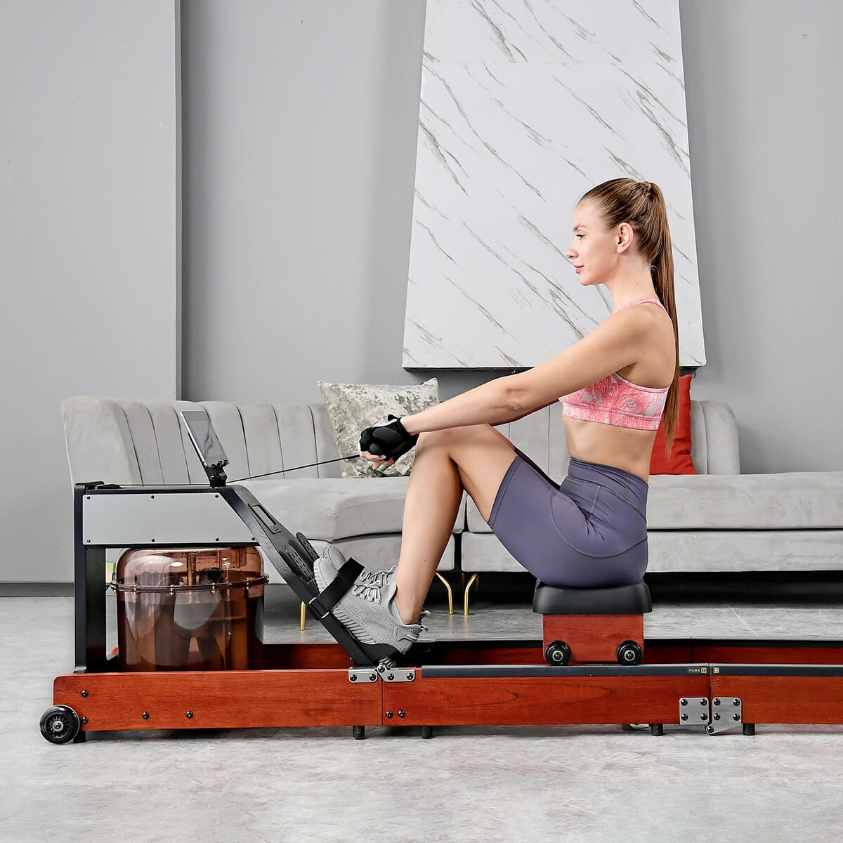 KingSmith WR1 Foldable Water Rowing Machine - Backyard Provider