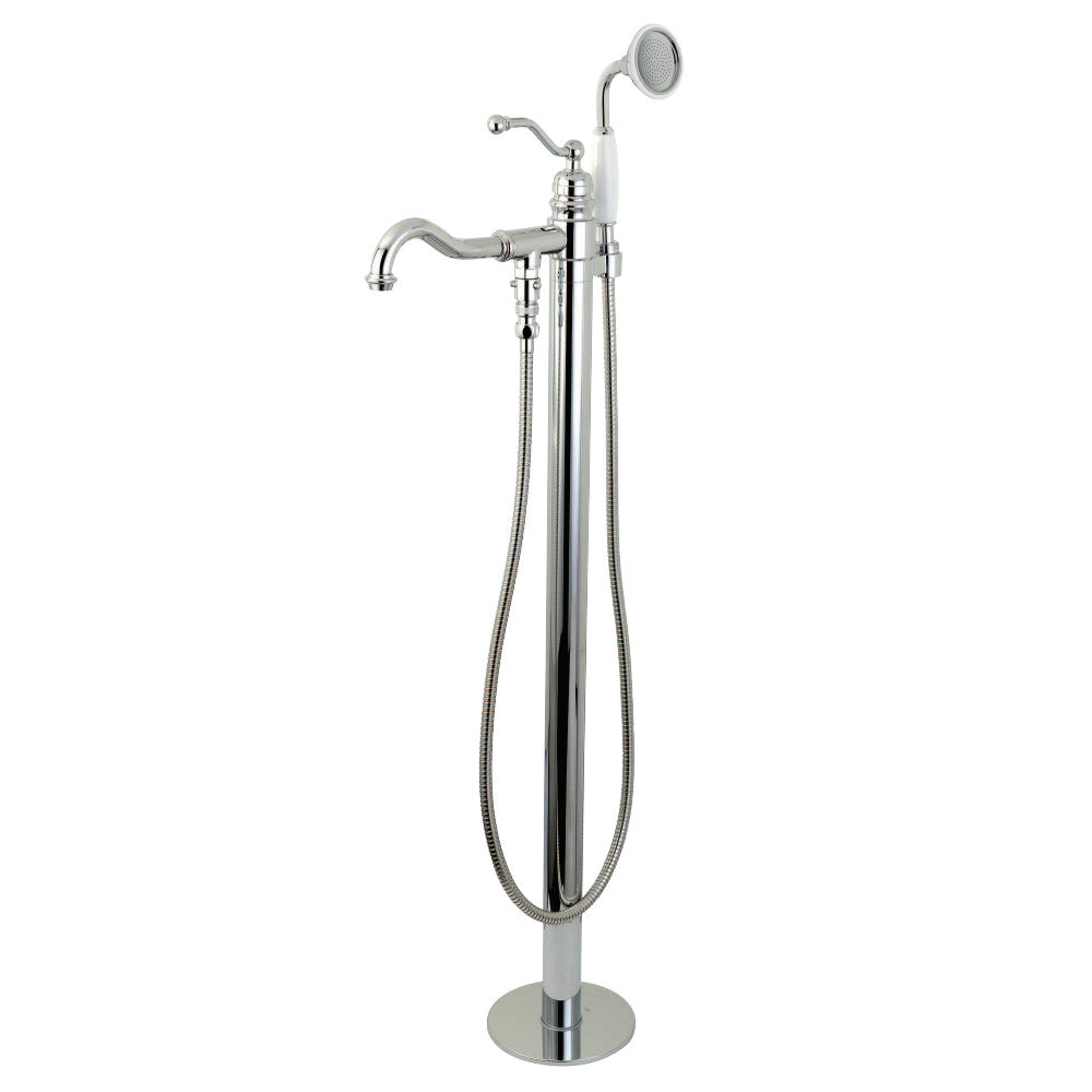 Kingston Brass English Country Freestanding Tub Faucet with Hand Shower - KS7138ABL