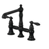 Kingston Brass English Country Kitchen Faucet with Side Sprayer - KS7276ALBS