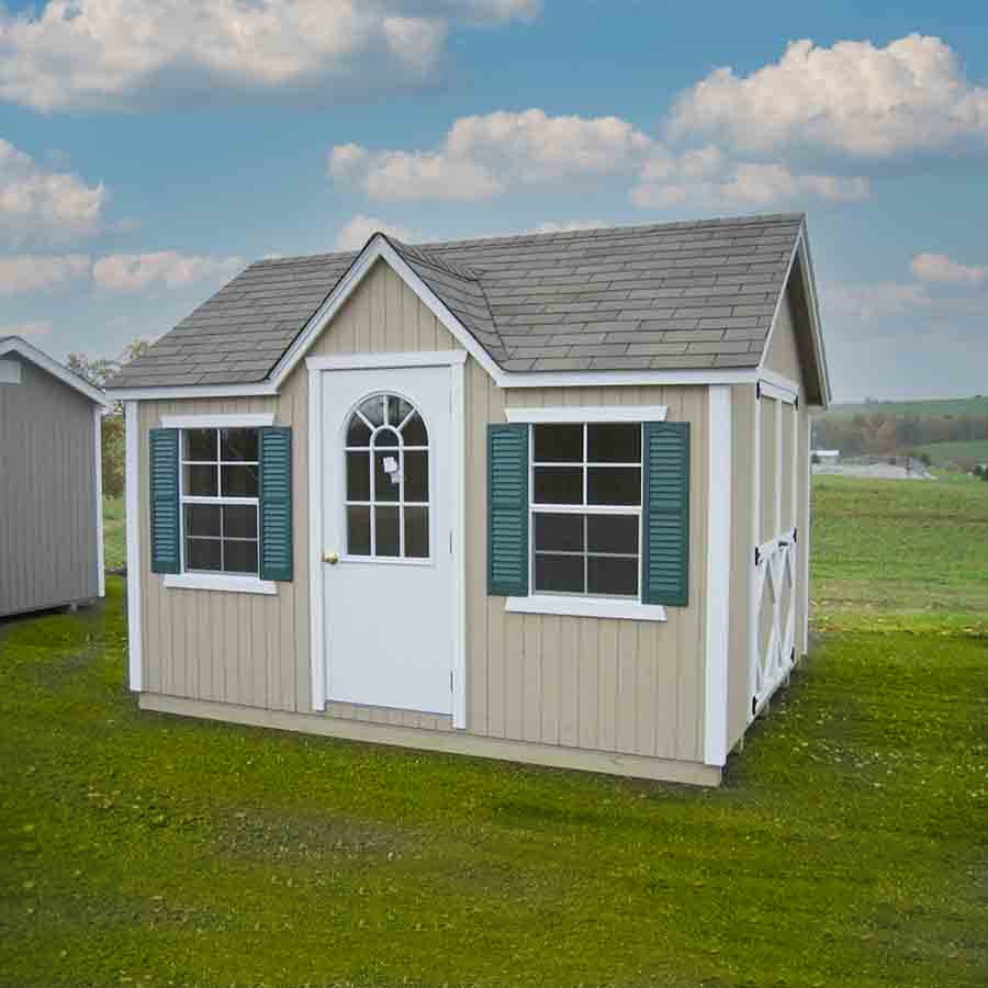 Little Cottage Company Classic Wood Cottage Shed - LCC-CWC-PC