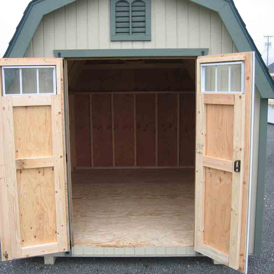 Little Cottage Company Colonial Greenfield Barn Style Shed Kit - LCC-CGF-PC