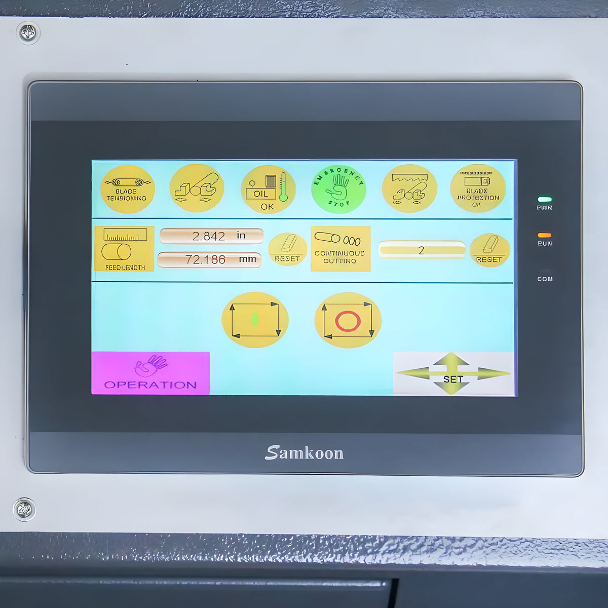 KAKA Industrial Multi Media Interface for  BS-1810G Horizontal Band Saw 220V 3phase - 188127-MMI