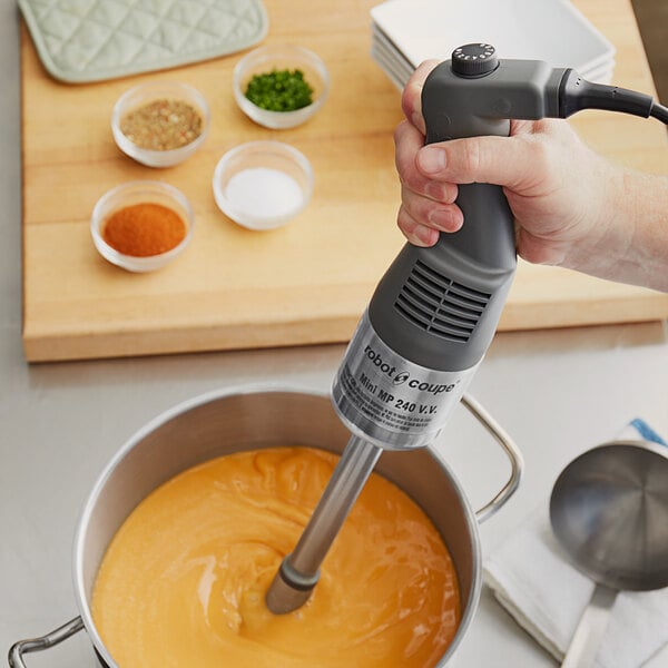 Robot Coupe Mini MP 240 VV 10" Variable Speed Immersion Blender - 120V/290W - MMP240VV