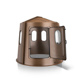 Maverick 6-Shooter Deer Hunting Blind in Brown with Clear Windows - 00221