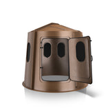 Maverick 6-Shooter Deer Hunting Blind in Brown with Tinted Windows - 00222