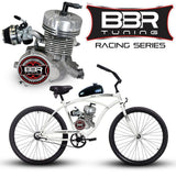 Tracer 26 Inch Men's Ace Beach Cruiser + BBR Tuning 2-Stroke Stage 4 Performance Engine - MB-TOUCH-M-BK + STK-BEK80-S + FH-CDI-ST1 + BBR-HPHEAD + FH-EXPCHAMB-CRM + WPS-2-B6HS + SD-HPCARB