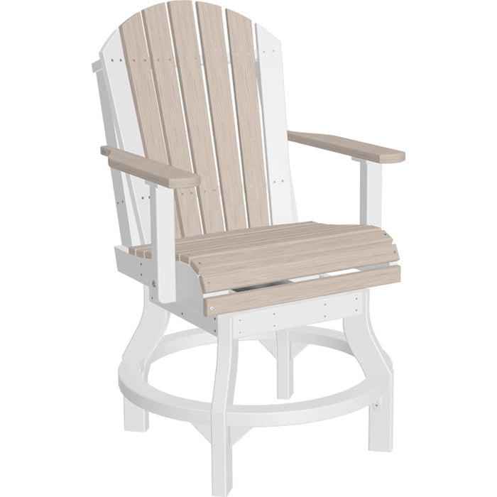 LuxCraft Adirondack Swivel Chair - Counter Height - PASC-CHCHB