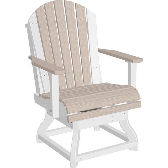 LuxCraft Adirondack Swivel Chair Dining Height - PASC-DHCHB