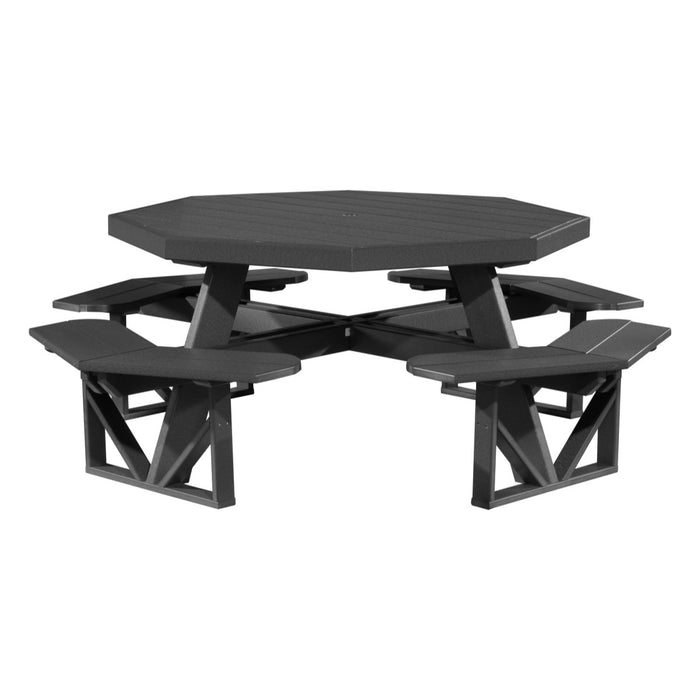 LuxCraft Octagon Picnic Table - POPTCHB