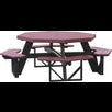 LuxCraft Octagon Picnic Table - POPTCHB