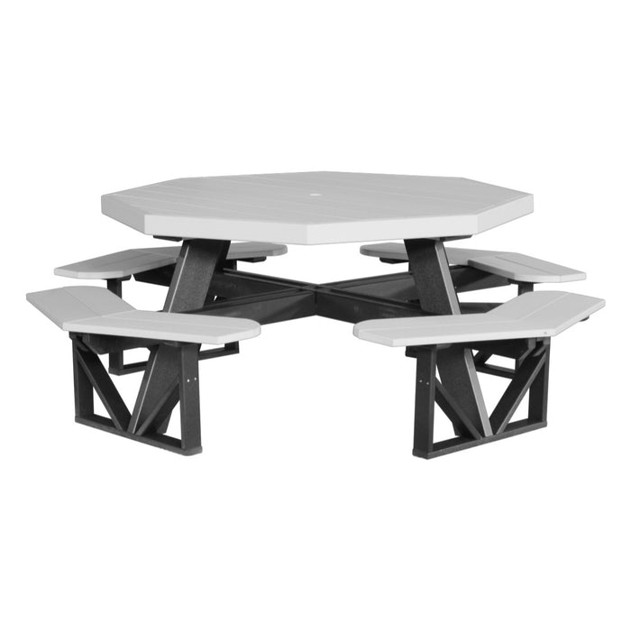 LuxCraft Octagon Picnic Table - POPTCHB