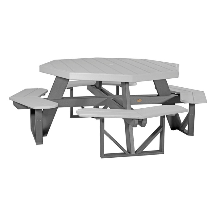 LuxCraft Octagon Picnic Table - POPTCHB