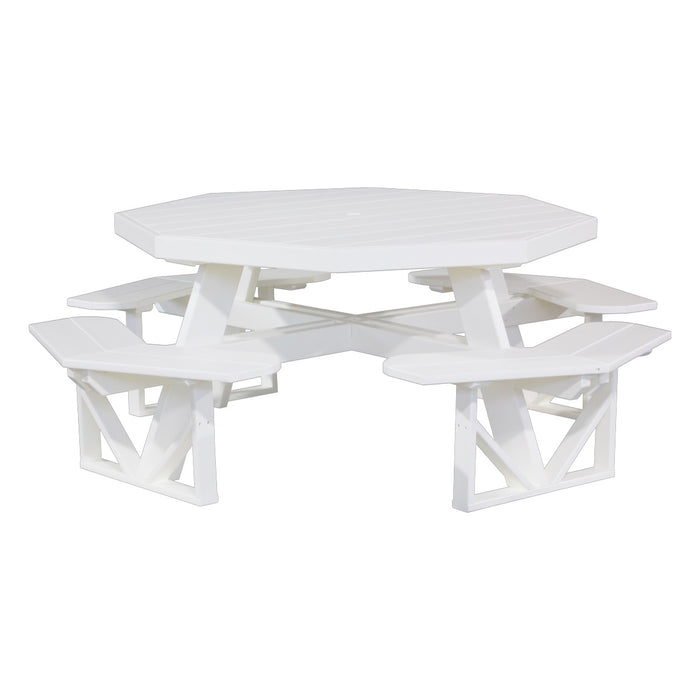 LuxCraft Octagon Picnic Table - POPTCHB