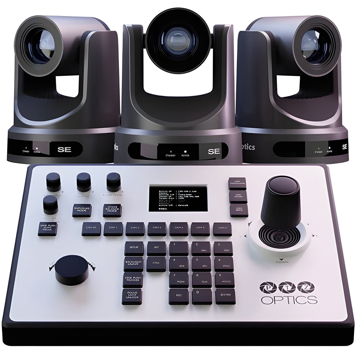 PTZOptics PT20XSE-PRODUCER-JOY4 Producer-SE Camera & Controller Bundle (Gray) - PT20XSEPRODUCERJOY4