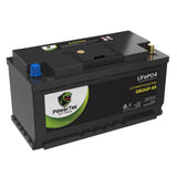PowerTex 2018 BMW 530i Car Battery BCI Group 49 / H8 Replacement Lithium LiFePO4 Automotive Battery