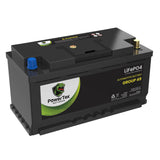 PowerTex 2024 Audi S8 V8 4.0LReplacement Car Battery BCI Group 49 Lithium LiFePO4 Automotive Powertex Battery - PTLG49-0249