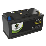 PowerTex 2023 Kia Stinger V6 3.3LReplacement Car Battery BCI Group 49 Lithium LiFePO4 Automotive Powertex Battery