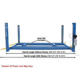 Atlas 412 12,000 lb 4-Post Lift + RJ6 Jacks Combo - ATEATTD-412-COMBO-FPD