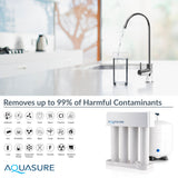 Aquasure Signature Elite | 600,000 Gallons Whole House Water Filter Treatment Bundle with 32,000 Grains Softener, 75 GPD Reverse Osmosis System - AS-SE600A