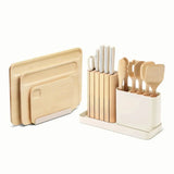 Caraway Prep & Cutting Board Set in Cream