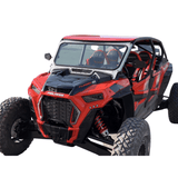 Polaris RZR XP 1000 & XP Turbo Full Glass Windshield for Vent Racing Roll Cage (2014+) - MA-VR1K-WS-GLS-BLK-B-N