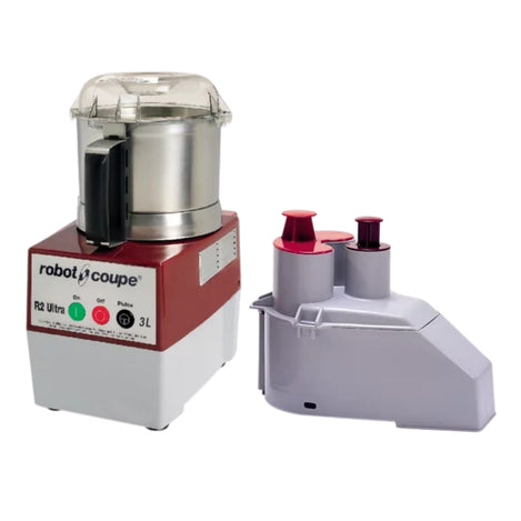 Robot Coupe 3 Qt. Stainless Steel Bowl Single Speed Combination Processor - 1 Hp / 120V - R2N Ultra