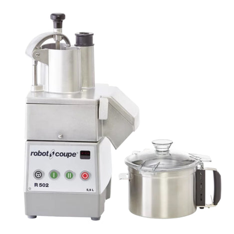 Robot Coupe 6 Qt. Stainless Steel 2-Speed Combination Processor - 1.2 Hp / 208-240V - R502